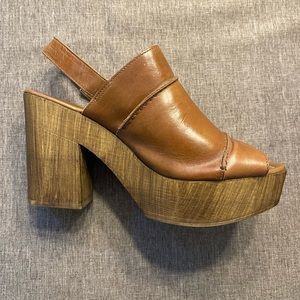 Topshop mules - tan - sz 39 (9)